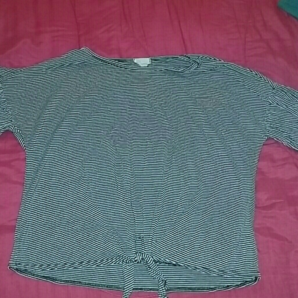 Striped crop top!!